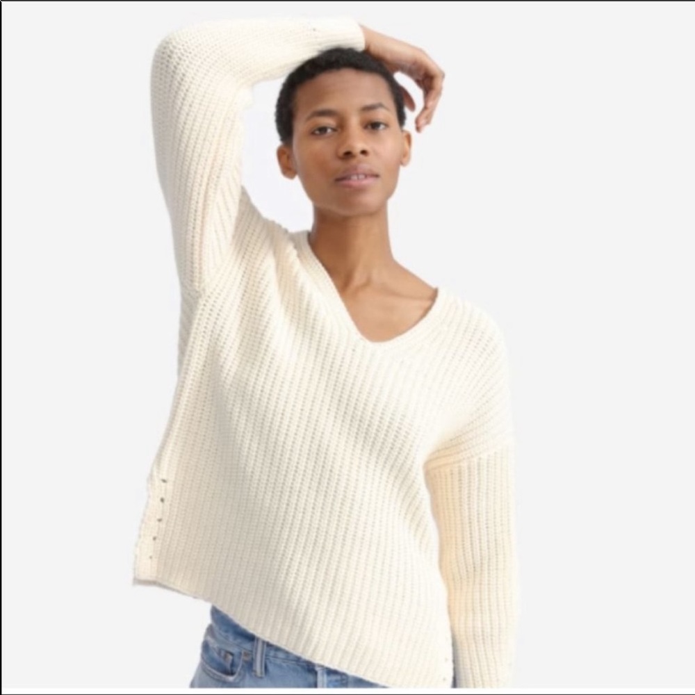 Everlane textured Sweater CROPPED